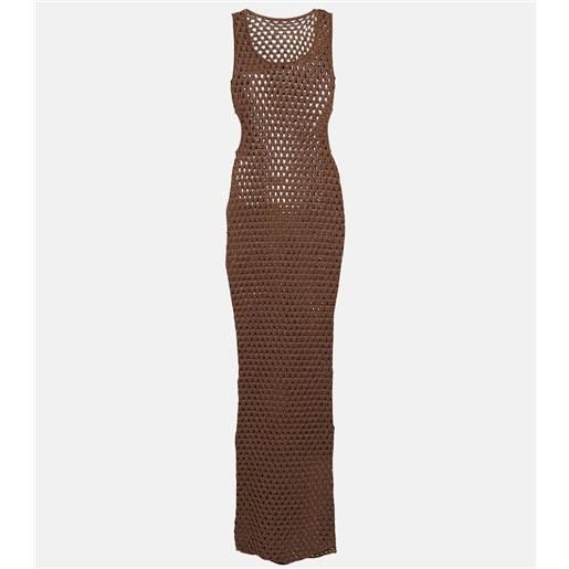 SIR abito midi aline in crochet con cut-out