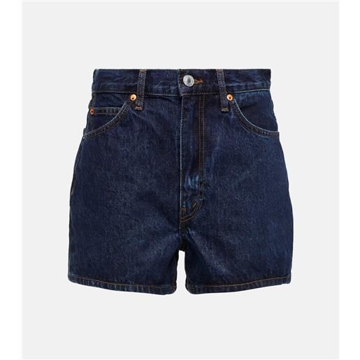 Re/Done shorts midi di jeans a vita alta