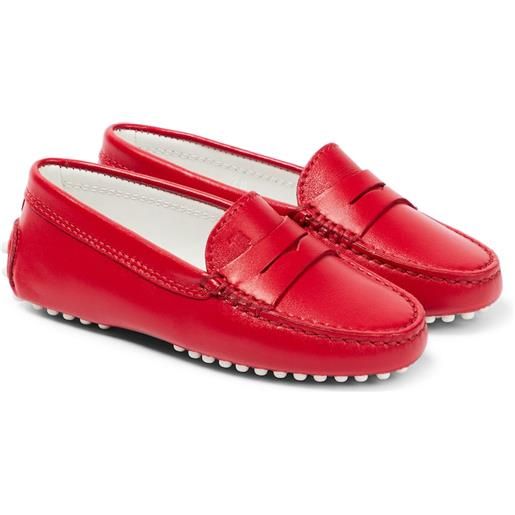 Tod's Junior mocassini gommino in pelle