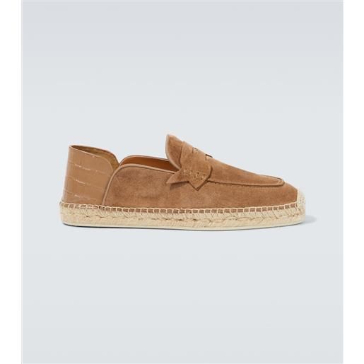 Christian Louboutin espadrillas paquepapa no back in suede