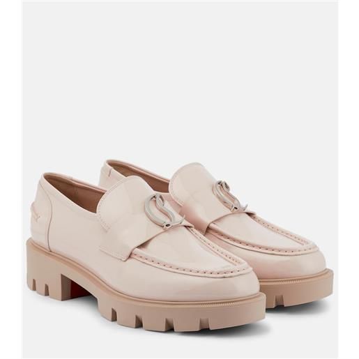 Christian Louboutin mocassini cl moc lug in vernice