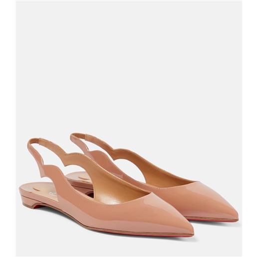 Christian Louboutin ballerine slingback in vernice