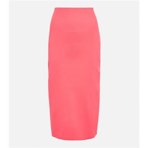 Victoria Beckham gonna midi vb body in maglia a vita alta