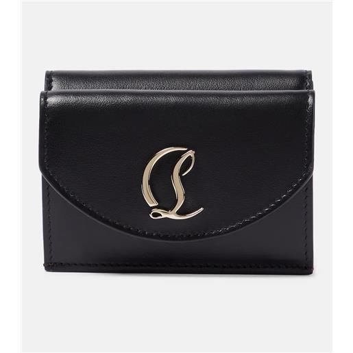 Christian Louboutin portafoglio in pelle con logo
