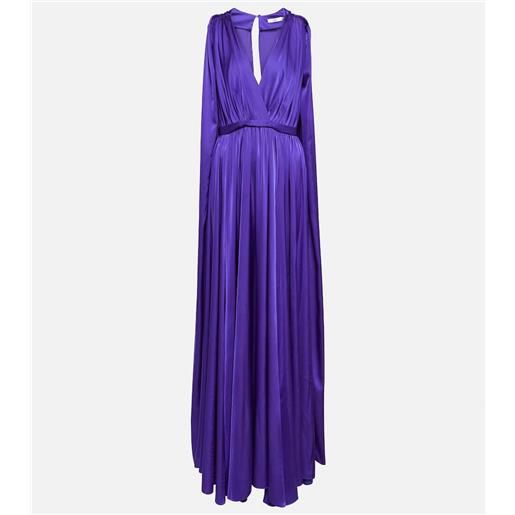 Safiyaa abito lungo in chiffon