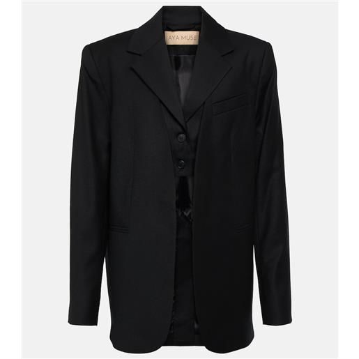 Aya Muse blazer oversize tio in lana