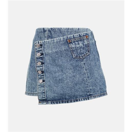 Re/Done gonna a portafoglio in jeans