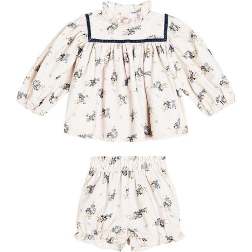 C'era Una Volta baby - blusa e shorts ayame in cotone