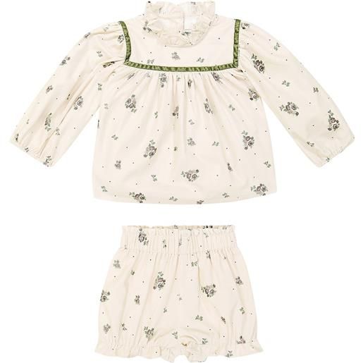 C'era Una Volta baby - blusa e shorts ayame in cotone