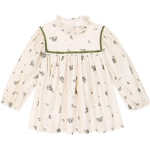 C'era Una Volta blusa ayame in cotone con stampa