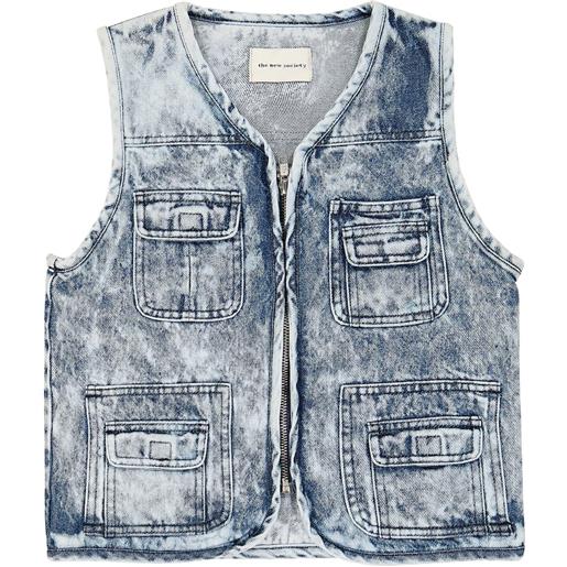 The New Society gilet di jeans rene