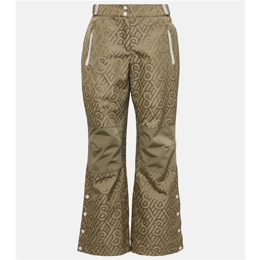 Yves Salomon pantaloni da sci con stampa
