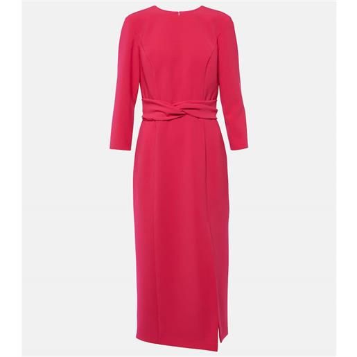 Carolina Herrera abito midi in crãªpe