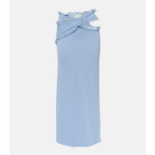 Christopher Esber gonna midi carina con cut-out