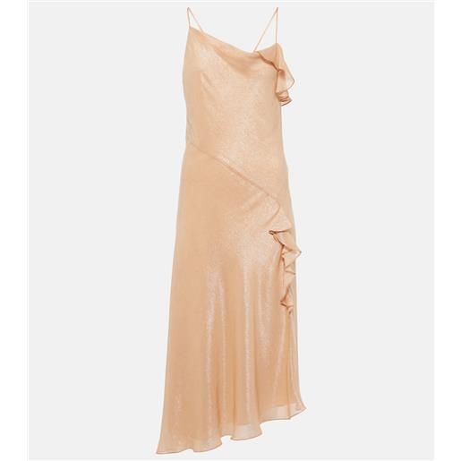 Victoria Beckham abito sottoveste in twill bias cami