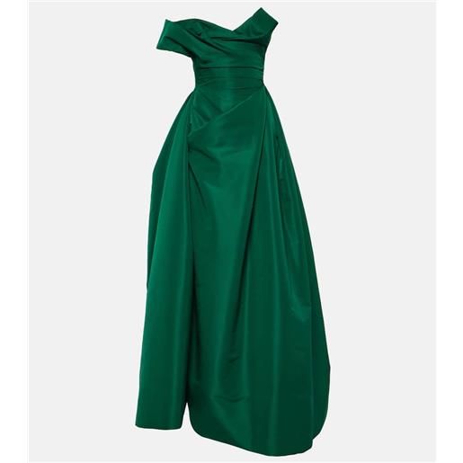 Vivienne Westwood abito lungo con scollo bardot