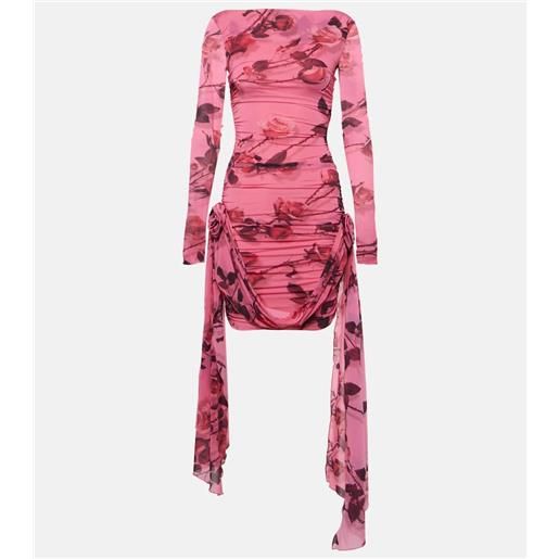 Blumarine miniabito in jersey con stampa