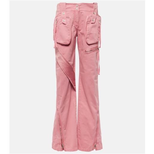 Blumarine jeans cargo a vita bassa
