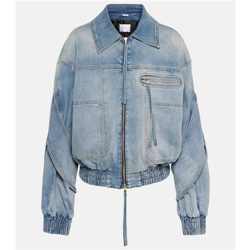 Blumarine bomber di jeans
