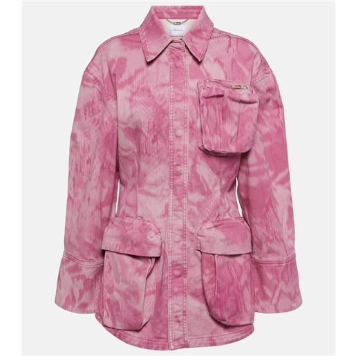 Blumarine giacca cargo di jeans