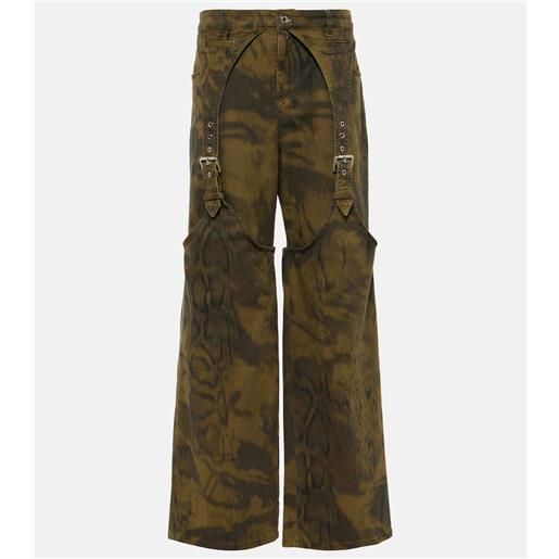 Blumarine jeans a gamba larga