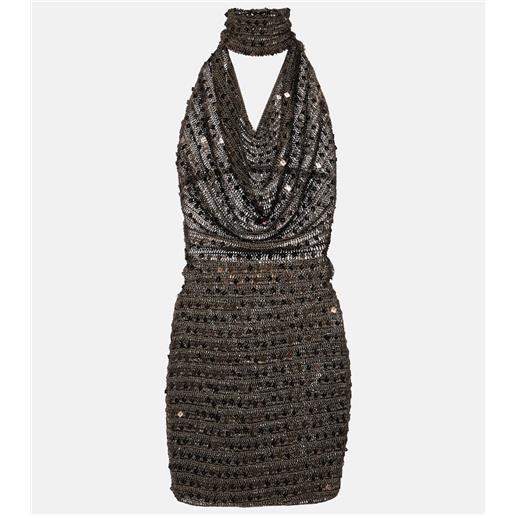 Aya Muse miniabito con scollo allâamericana