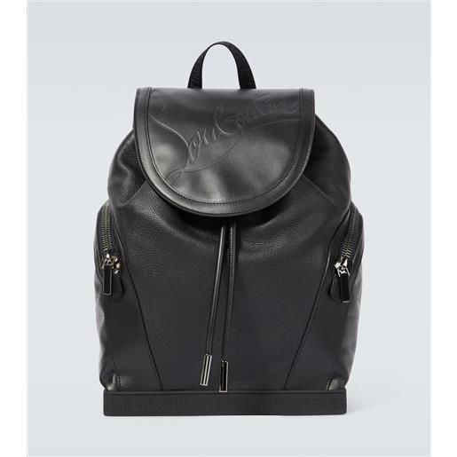 Christian Louboutin zaino explorafunk in pelle con logo