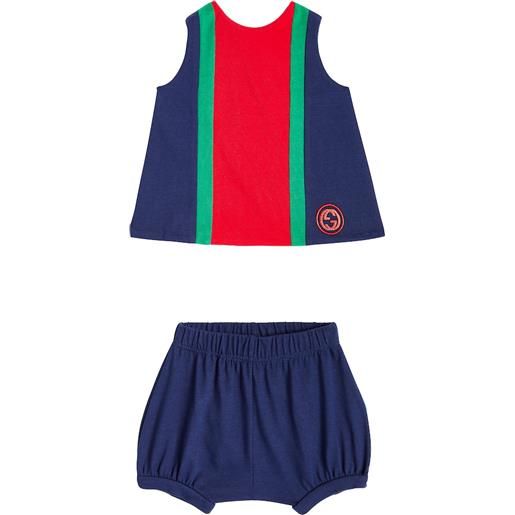 Gucci Kids baby - top e culottes in cotone