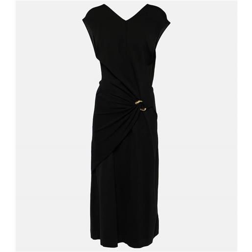 Jil Sander abito midi in lana vergine