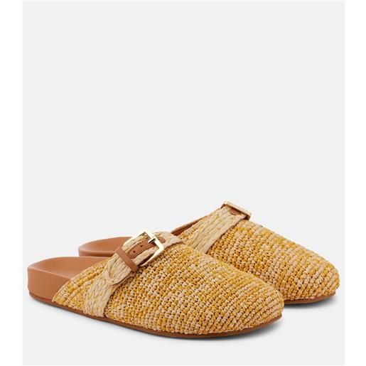 Clergerie slippers quinta in rafia