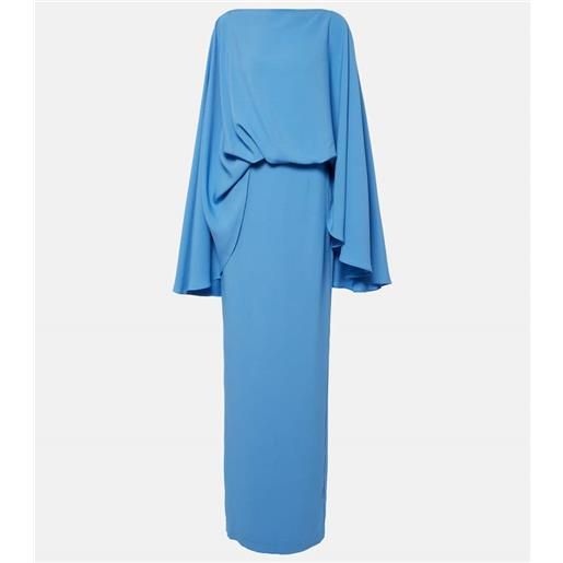 Taller Marmo abito lungo eolia in crãªpe cady