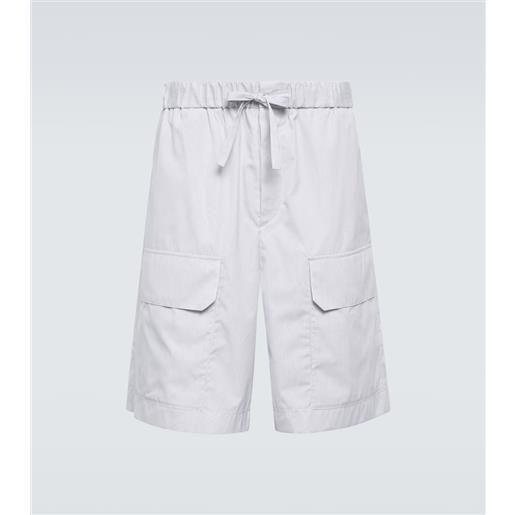 Jil Sander bermuda in cotone a righe