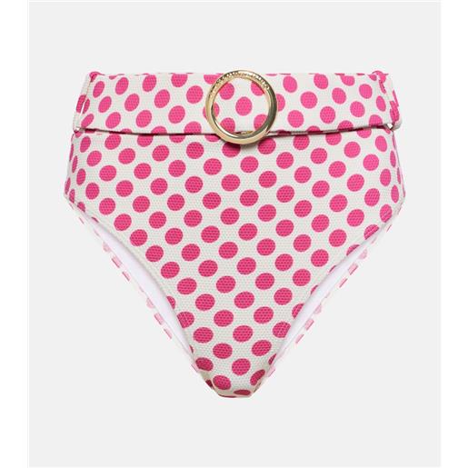 Alexandra Miro slip bikini ursula a vita alta a pois