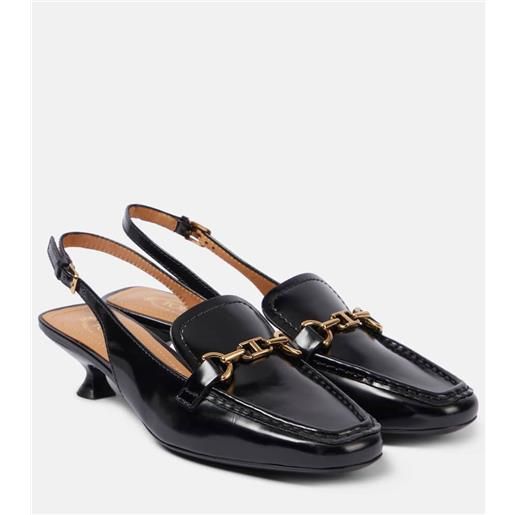 Tod's pumps slingback 35 in pelle