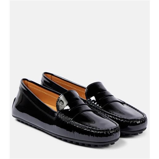 Tod's mocassini city gommino in vernice