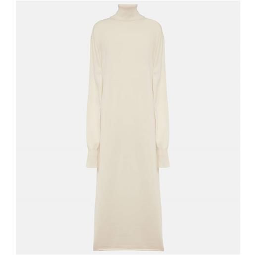 Jil Sander abito midi in maglia di cashmere