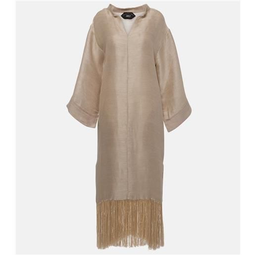 Taller Marmo abito a tubino tigris in misto lino