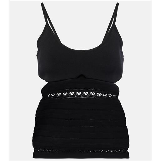 Victoria Beckham top cami con cut-out