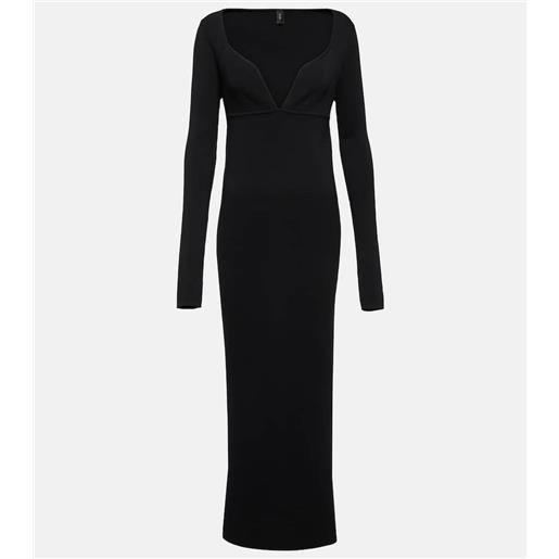 SIR abito lungo helena in maglia a coste