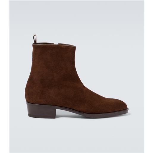 John Lobb stivaletti freddi in suede