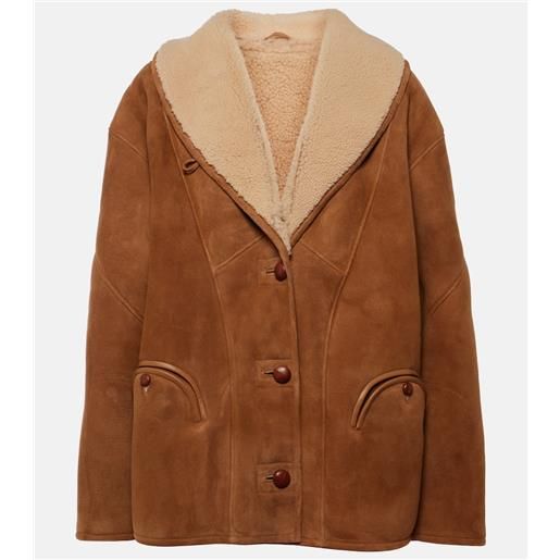 Blaze Milano blazã© milano giacca tatoosh in suede con shearling