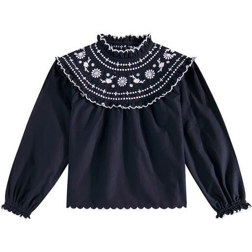 The New Society blusa pune in cotone