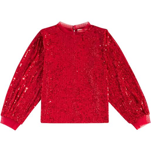 The New Society blusa galaxy con paillettes