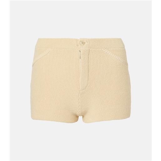 Aya Muse shorts lysi in misto cotone a vita bassa