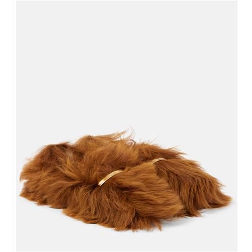 Tod's mocassini gommino in shearling