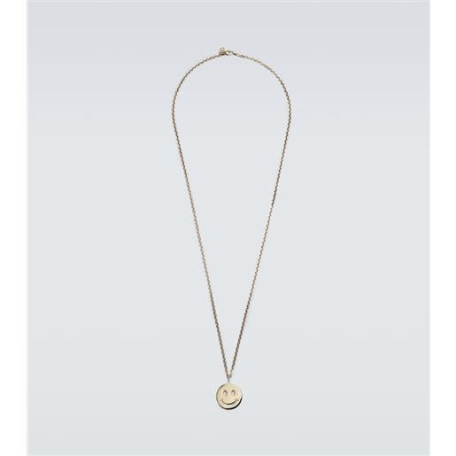 Sydney Evan collana happy face in oro 14kt