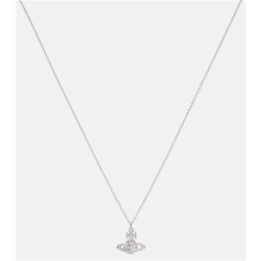 Vivienne Westwood collana orb con pendente e cristalli