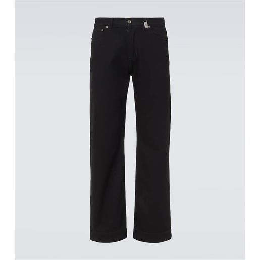 McQueen jeans a gamba larga