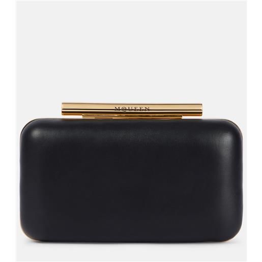 McQueen clutch t-bar in pelle