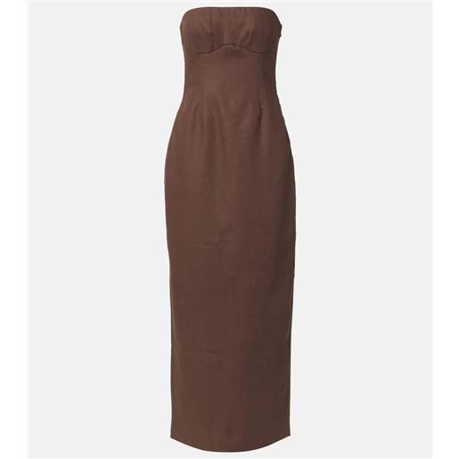 SIR abito lungo evalita in lino